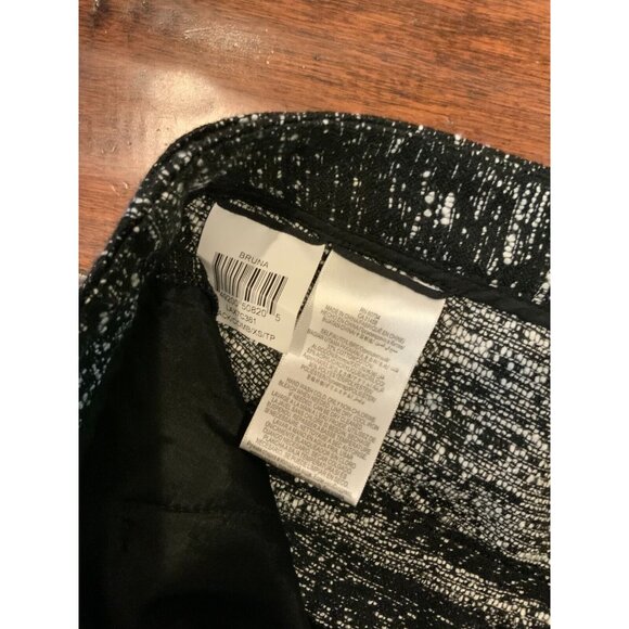 BCBGMaxAzria "Bruna" Black & White Tweed Mini Shorts, Size XS - Picture 5 of 8